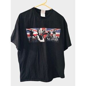 Vintage Def Leppard T-Shirt Men’s XL Black 2002 Graphic Tee